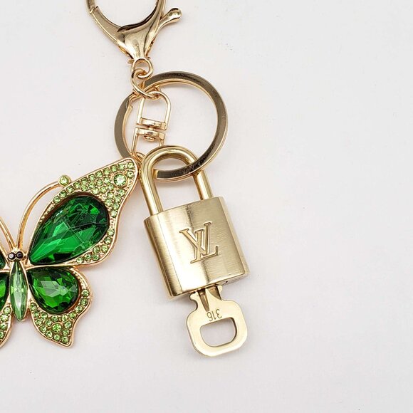 Authentic Louis Vuitton Lock & Key with unbranded Bagcharm, Keycharm, Keychain - Picture 7 of 7